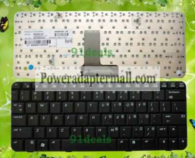 New HP Compaq 2210B V062326AS1 US keyboard BLACK